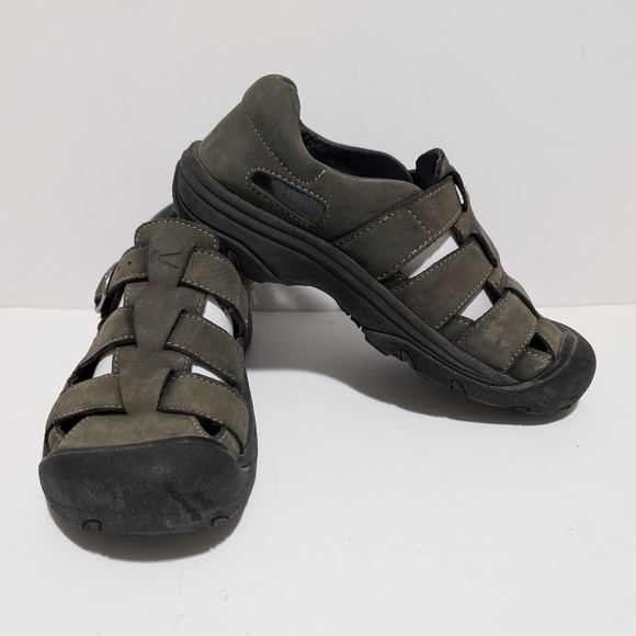 Keen Women's Size 6.5 Leather Trail Hiking Fisherman Sandals Brown XT1206 - Picture 1 of 11